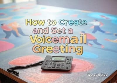 How to Create and Set a Voicemail Greeting