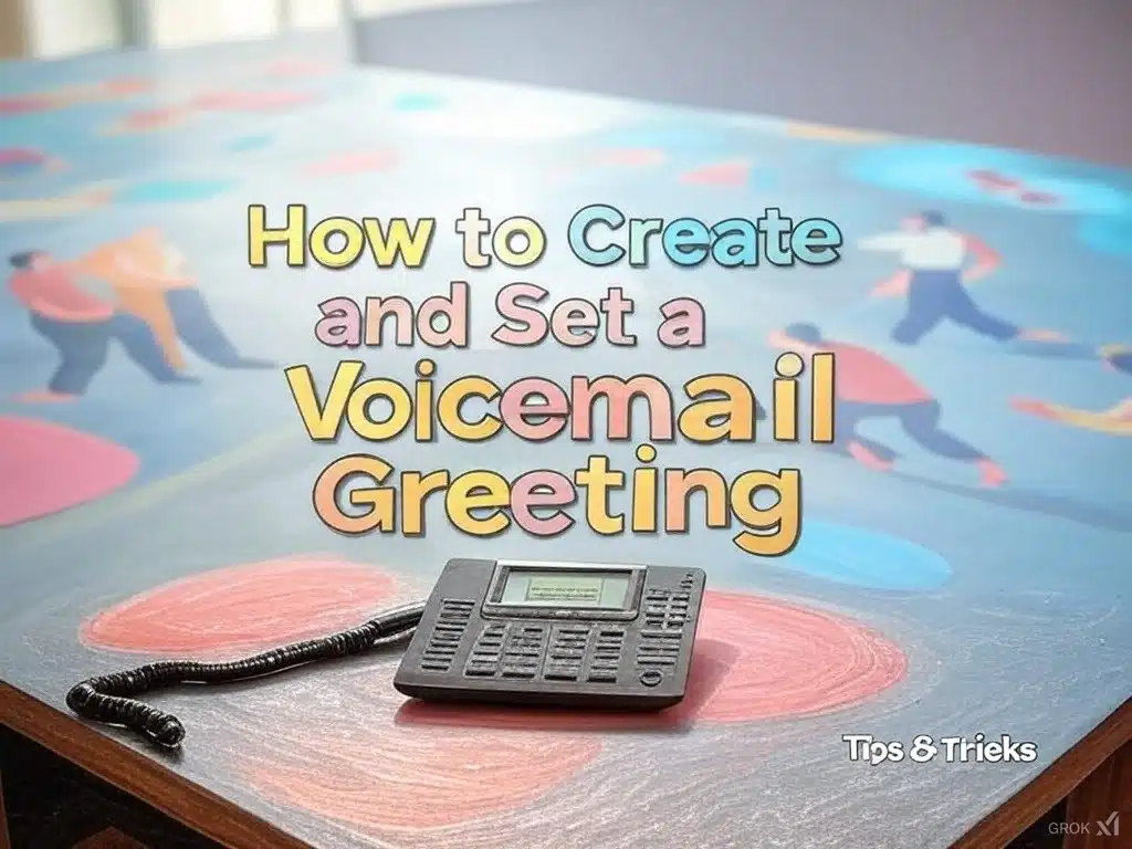 How to Create and Set a Voicemail Greeting